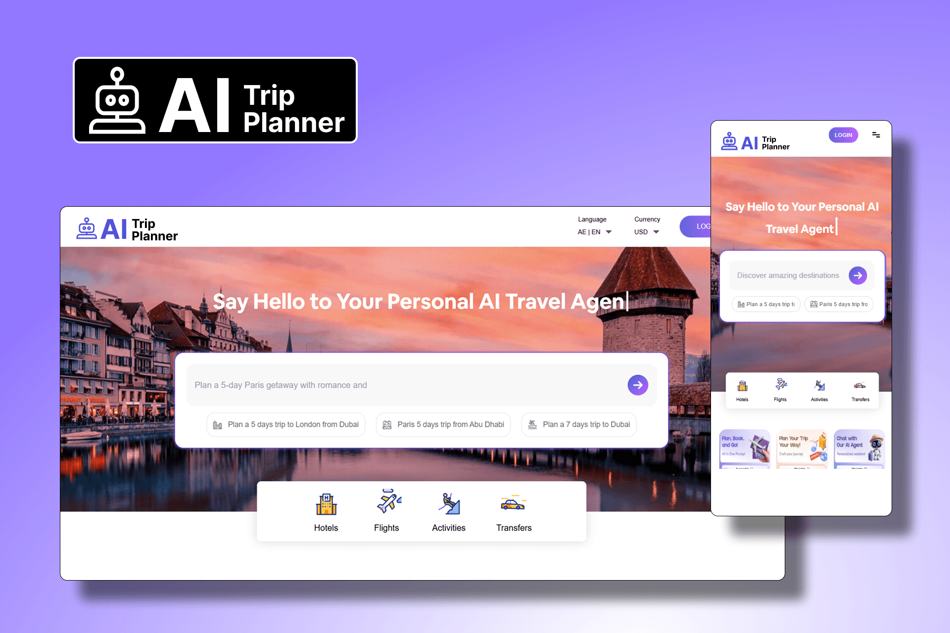 Baboolsoft Portfolio - AI Trip Planner